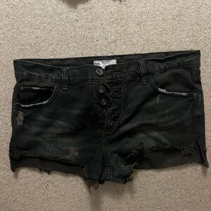 Free People Black Shorts